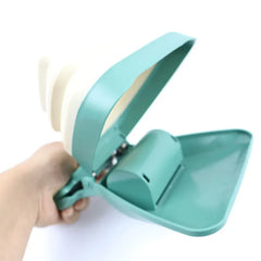 Foldable Pooper Scooper "Foldable dog pooper scooper with decomposable waste bags"