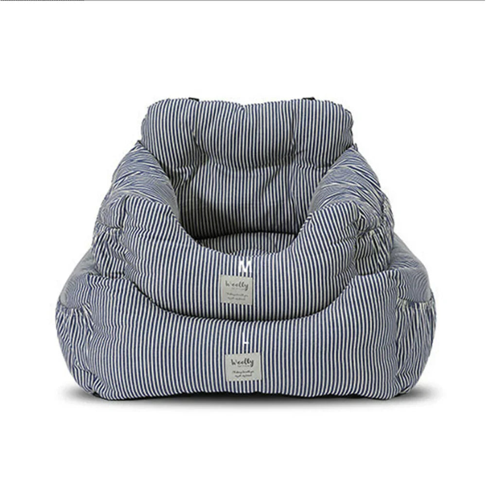 "Dog car seat bed sofa with water-resistant cover, ideal for small and medium dogs"